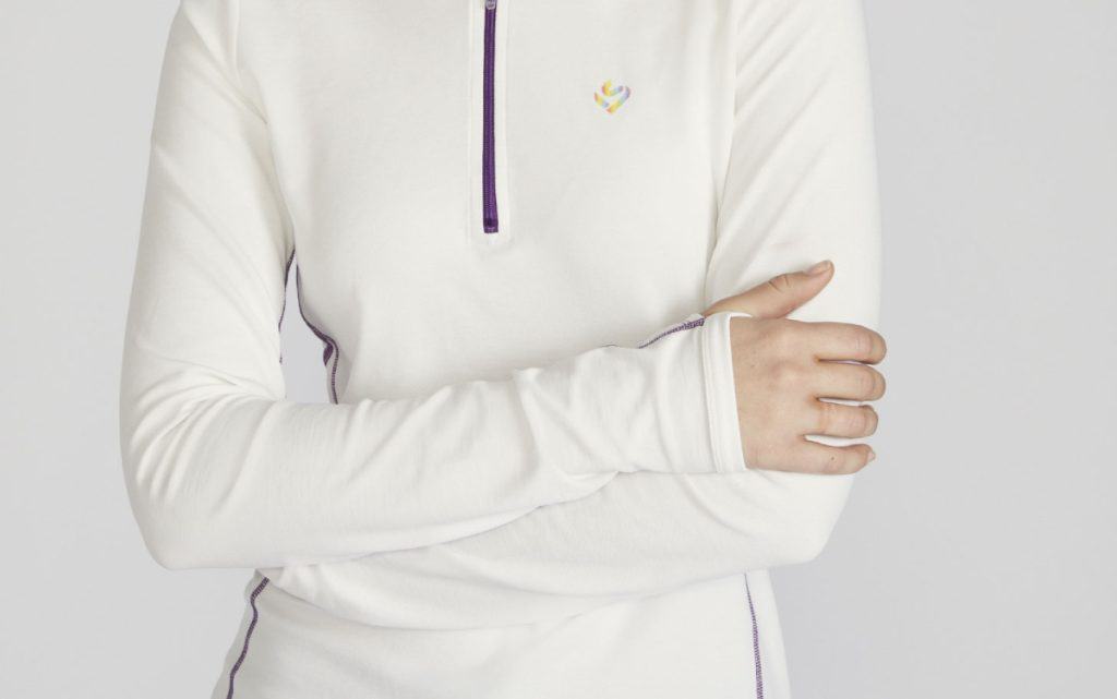 Lacuna pride half zip training top