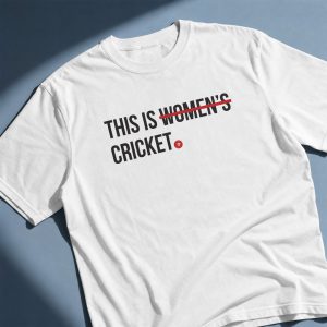 Lacuna Sports This Is Women's Cricket T-Shirt in White