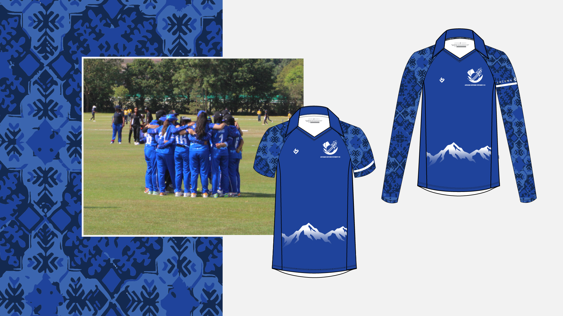 Discover how Lacuna Sports designed the official UK tour kit for the Afghan Refugee Women's XI, a project rooted in identity, culture and resilience.